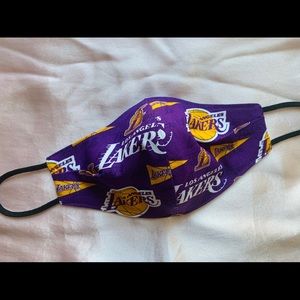 LA Lakers face mask
